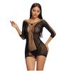 Sex Underwear Hip Fishing Net Short Skirt Medium Sleeve Net Clothes Pure Desire Temptation Pajamas Uniform 5