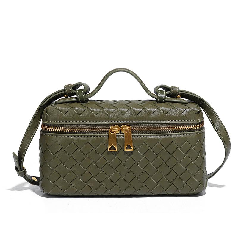 Noua Geantă Crossbody Pătrată Tofu Clasică Tricotată Manual