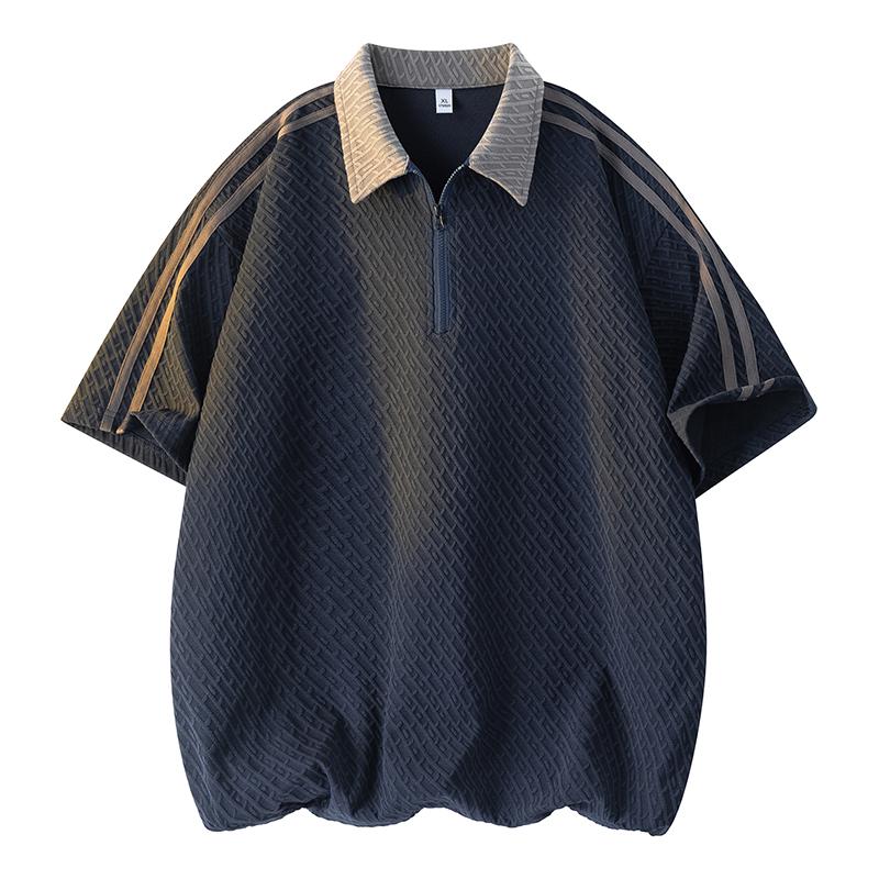 Summer Men's Short Sleeve T-Shirts Versatile Short Sleeve T-Shirts Men's Polo Shirts