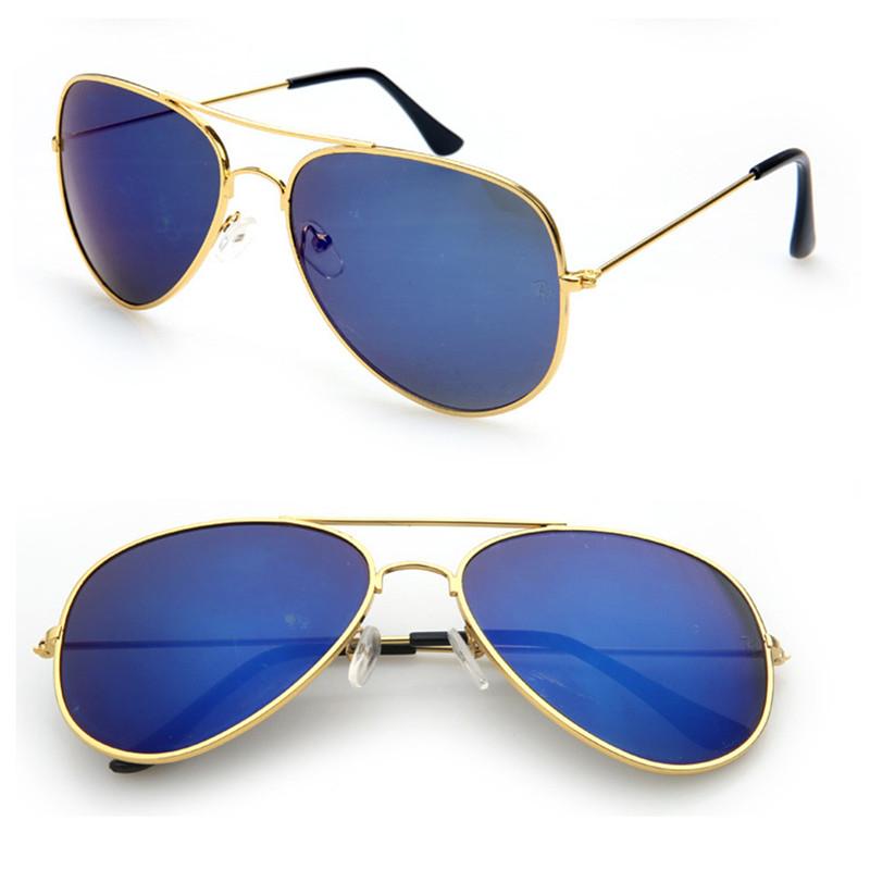 Vintage Sunglasses Men Women Classic Pilot Gradient Mirrored Lens Sun Glasses Sunglass