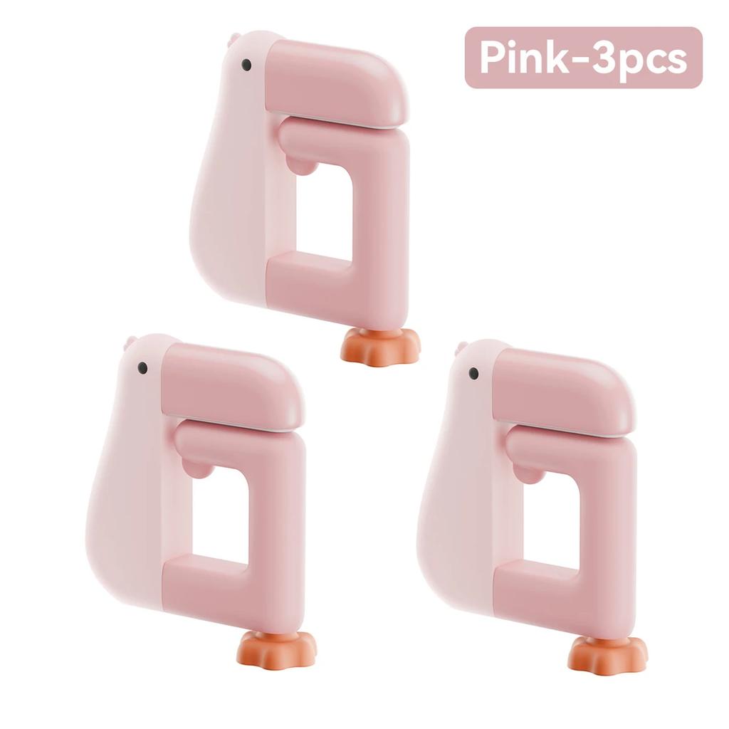 1pc Duck Portable Hook Hanging Decor Table Wallet Bag Hook Wall Hanger Bracket Handbag Non Punching Student Office Supplies