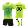 Personlig skjortesett for menn jenter med navnenummer Spesialtilpassede fotballdrakter for gutter treningsdress
