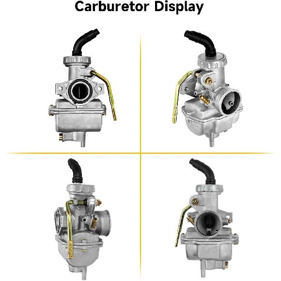 HIAORS PZ20 Carburetor Kit For TaoTao Coolster 125Cc 110Cc 50Cc 70Cc 90Cc Chinese Kids ATV Quad 4 Wheeler Baja Sunl NST Kazuma Roketa Loncin Lifan