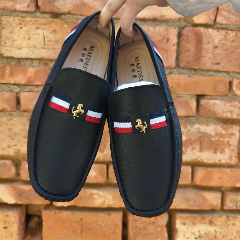 Loafers Men New Design PU Leather Loafers for Man Casual Slip on Moccasins Men Comfy Brown Moccasin Driving Loafers for Men