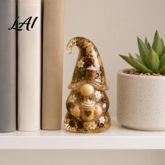 Gnom-Ornament Emotionale Stützfigur mit Karte und Aufmunterungsgeschenk für Sie Mullbeutel Positive Energie Frauen Dekoration