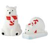 Pkxsp14 Polar Bear Ceramic Salt and Pepper Set