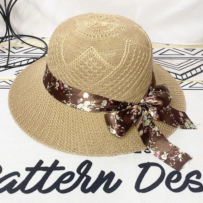 

Женская соломенная шляпа от солнца с защитой от УФ-лучей для лета на открытом воздухе - Дышащая, Удобная, Идеальна для езды на велосипеде и альпинизма