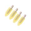 4Pcs/Set Seamless Wide Transparent Hair Clips Protect Hair Makeup Duckbill Clip