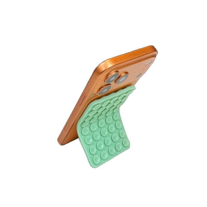 Silicone Suction Cup Phone Holder Multi-Functional Anti-Slip Mobile Fixture Pad Double Sided Detachable For Phone Tablet