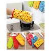 Padded Lining Protective Glove Oven BBQ Polka Dot Mitts Kitchen Cooking Tools