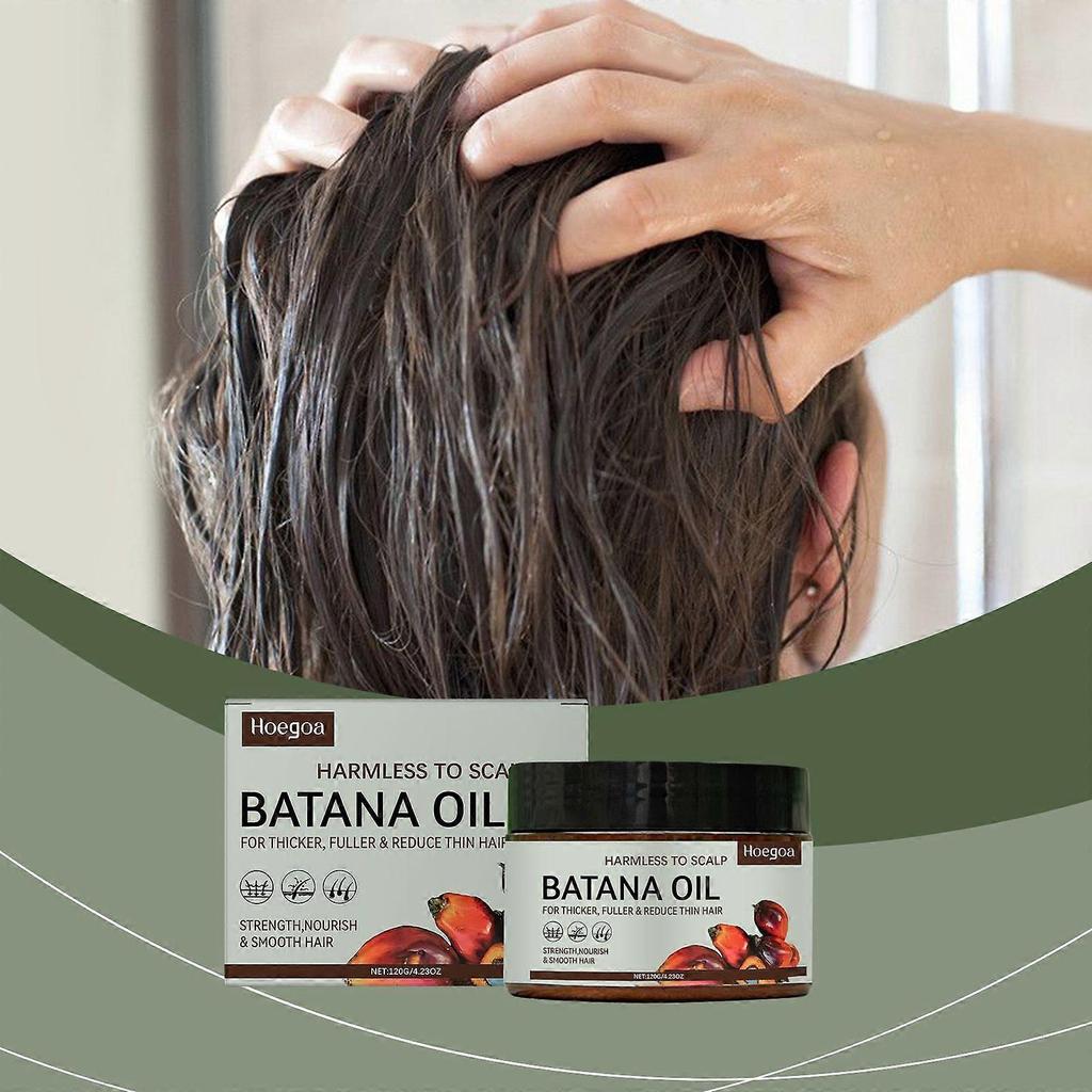 Limited time!!Hoegoa Batana Hair Cream Gentle Nourishment For The Scalp, Smooths Hair, Improves Frizz, And Provides Moisturizing Care
