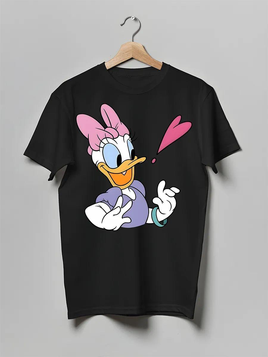 Mickey Mouse Minnie Mouse Disney Cartoon Print T-shirt S