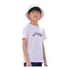 Unisex Kids' Sporty Short Sleeve T-Shirt with Big Logo