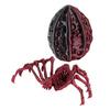 Classroom Prizes for Kids 3D Printed Articulated Skeleton Spider with Hollow Egg, Movable Joint Halloween Party Favors Figurine, Creepy Decor