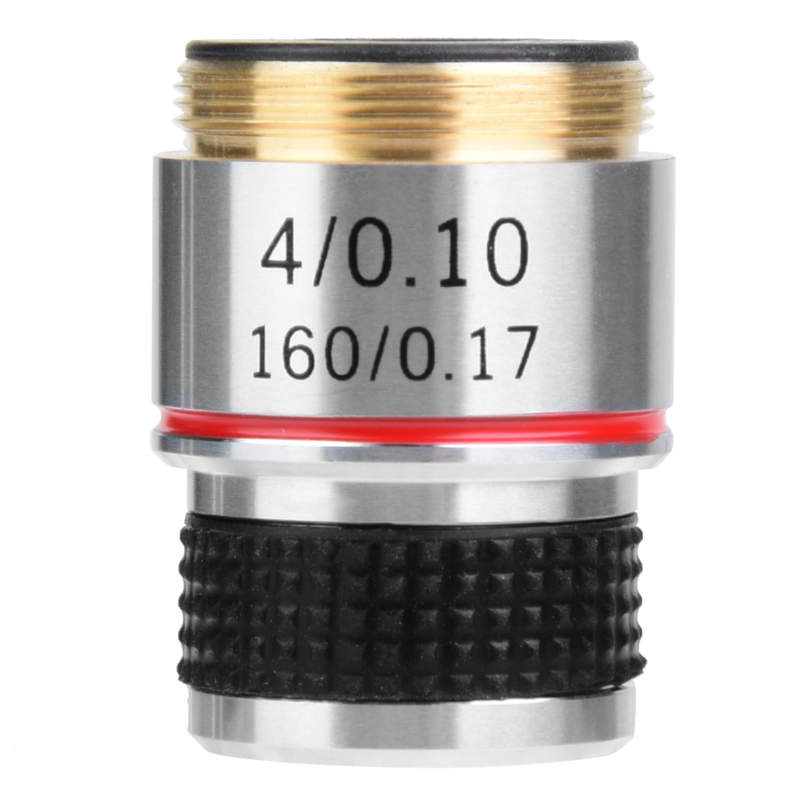 

4X 185 Biological Microscope Achromatic Objectives Lens 1600.17