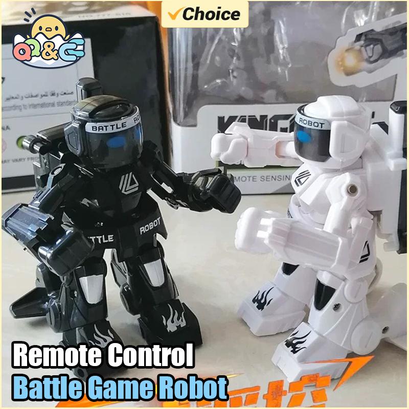 Non-Toxic Rc Robot Battle Boxing Robot Toy Remote Control Robot 2.4G Humanoid Fighting Robot With Two Control Joysticks Toys For Kids