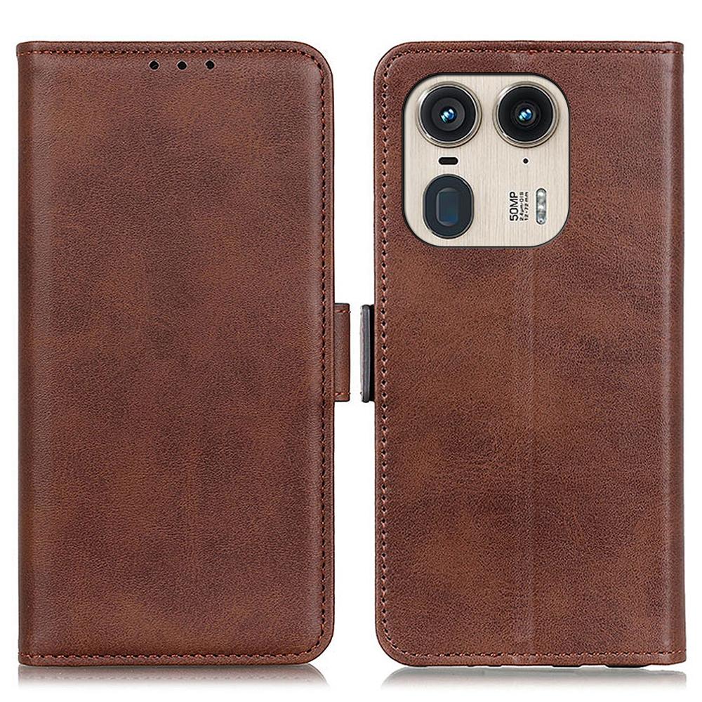 For Motorola Edge 50 Ultra 5G/Moto X50 Ultra 5G Case Anti-Scratch Leather Wallet Phone Cover