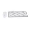 Keyboard Mouse Set 2.4G Wireless 78 Keys USB Thin Etched Keycaps Ergonomics Mute Button Computer