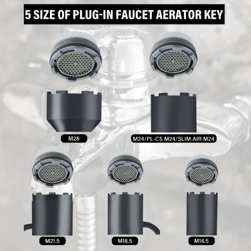 Ergonomic Handle Faucet Aerator Removal Tool Faucet Tool for Quick and Convenient Use at Homes or by DIY Enthusiasts