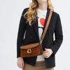 Coach Tabby 26 Classic Logo Leather Shoulder Tote Bag Medium Women Handbags Brown CAM86-B4T2