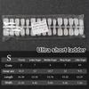 300 Pcs/Bag Fake Nail Tips Matte Coverage Transparent False Nails Tips Gel Nails Extension Diy Practice Nail Tool