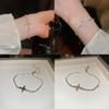 Cross Pendant Bracelet With Cubic Zirconia For Womens Fashion Accessory Gift