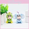 Shin Chan Crayon And Capybara Animal Elephant Fox Frog Koala Styling Set Model