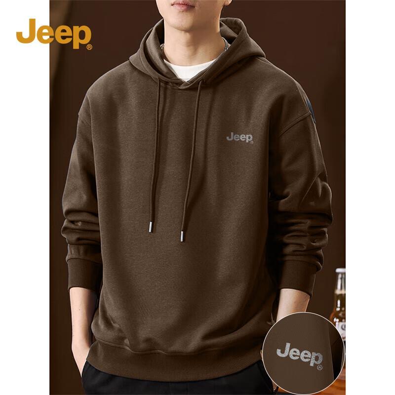 Jeep Men's Hooded Pullover Sweatshirt