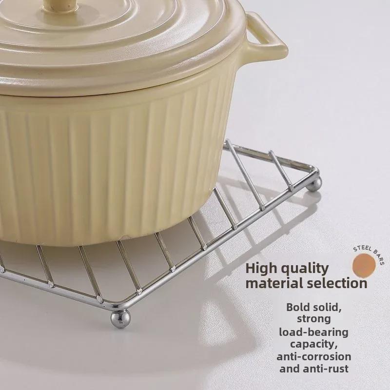 Stainless Steel Multi-Purpose Pot and Insulation Rack for Kitchen and Dining