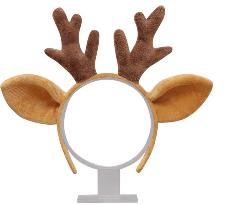 Christmas Reindeer Headband, Hair Hoop, Hair Ornament, Hair Clip, Costume Accessory, Deer Antler, Party Supplies, Unisex, Cosplay, Costume
