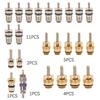 134 szt. Zestaw rdzeni zaworów klimatyzacji samochodowej A/C AC Rdzeń zaworu Schrader i narzędzie R134 R12 Zestaw zaworów HVAC Akcesoria samochodowe