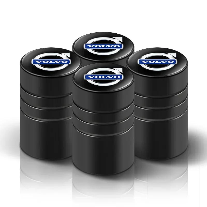 Volvo Tampas de Válvula de Pneu de Roda de Carro Capa Chaveiro de Chaveiro de Carro em Camurça Anel Chaveiro Para V60 V40 XC90 XC40 S60 XC60 V70 S90 V90 Acessórios