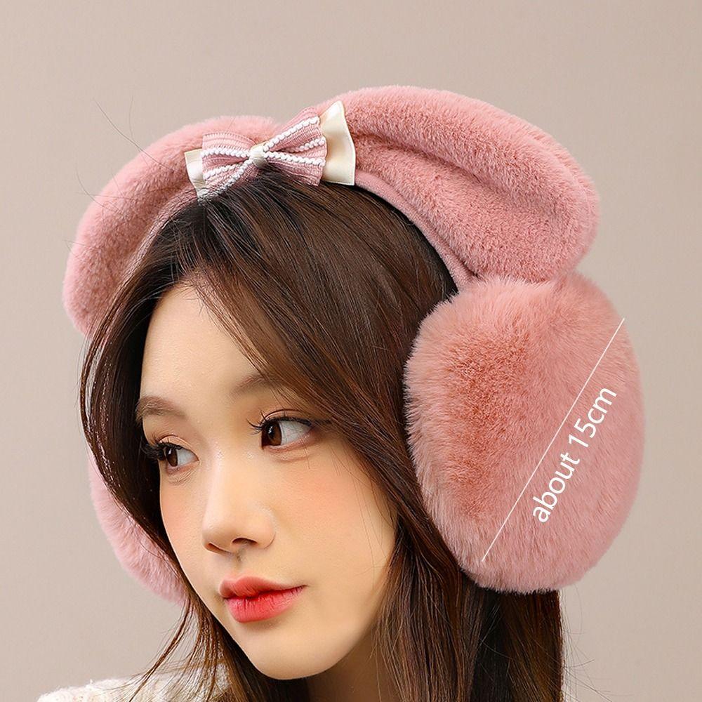Windproof Earmuffs Autumn Winter Ear Warmer Fashion Plush Ear Cover