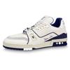 Trainer Low Top Stylish Skateboarding Shoes Unisex White Blue 1ABFA9