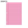 200 Sheets Loose Leaf Paper 8'' X 10.5'' College Ruled Filler Notebook Paper 3-Hole Punched Binder Lined Paper for 3 Ring Binders
