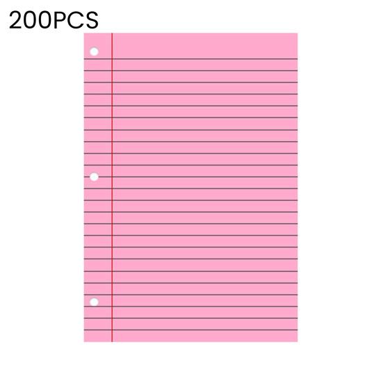 200 Sheets Loose Leaf Paper 8'' X 10.5'' College Ruled Filler Notebook Paper 3-Hole Punched Binder Lined Paper for 3 Ring Binders