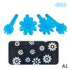 4/5PC Dot Painting Pen Embossing Tool Art Stamp Pen DIYGraffiti Flowers Butterflies Moon Pattern Flower Floral Dotting Tools Set