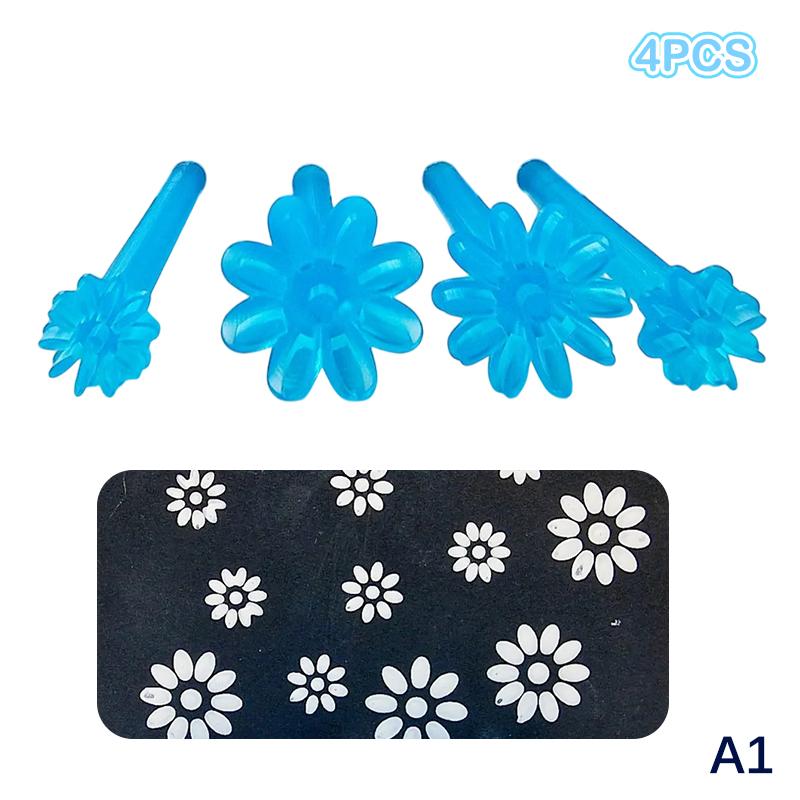 4/5PC Dot Painting Pen Embossing Tool Art Stamp Pen DIYGraffiti Flowers Butterflies Moon Pattern Flower Floral Dotting Tools Set