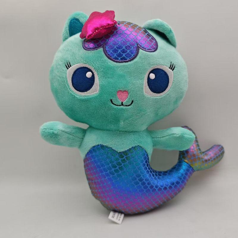 Heißer Verkauf Gaby Puppenhaus Plüschtier Mercat Cartoon Kuscheltier Lachende Katze Auto Katze Umarmung Gaby Mädchenpuppe Kindergeburtstagsgeschenk