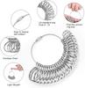 Metal Ring Sizer Tool Set Aluminum Ring Mandrel and Finger Gauges US EU Ring Sizer Measuring Tool For Jewelry Tools
