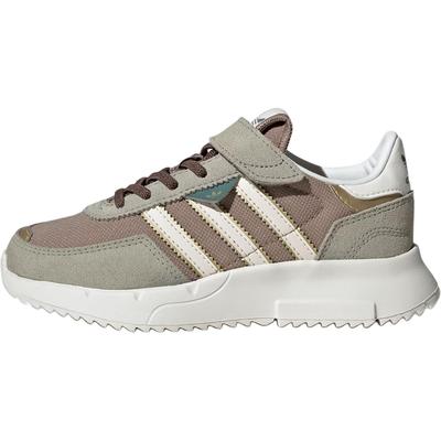 Originals Retropy F2 Abrasion Resistant Low Top Kids' Running Shoes Brown Kids' Sneakers JP7031