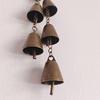 Vintage Brass Hanging Bells With Rustic Retro Design And Melodic Chime Perfect For Home Wall Decor Patio Garden Door Decoration