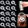 16pcs DIY Latte Mold Decorating Foam Tool Cappuccino Coffee Art Stencils