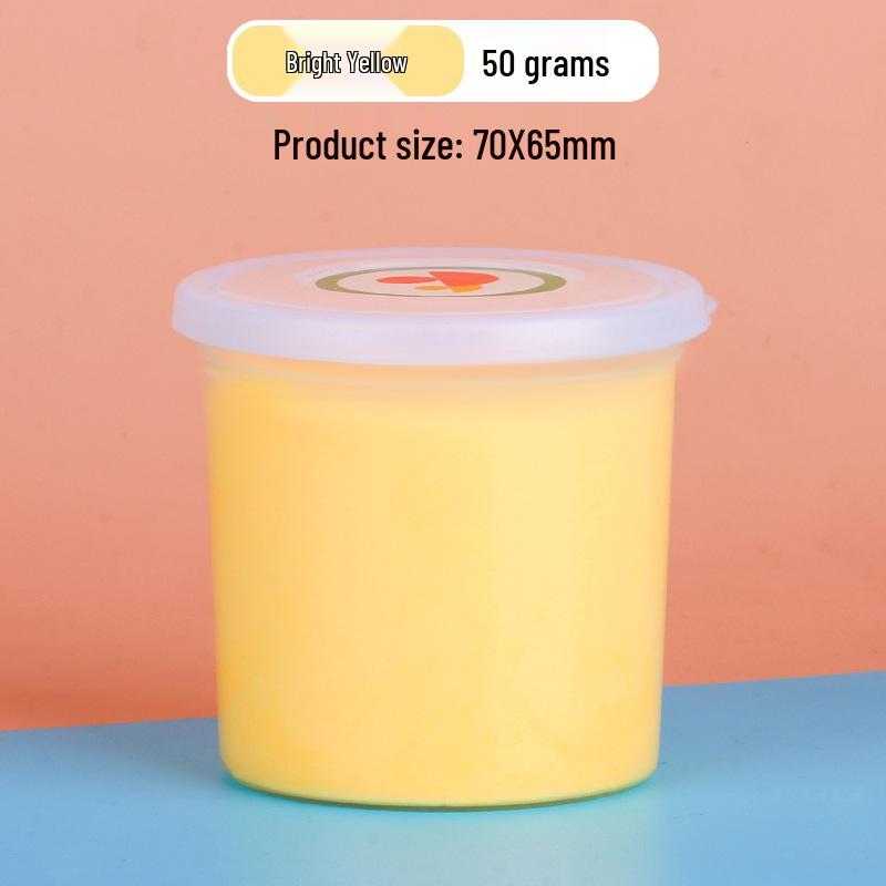 50g Large Jar Pack: Super Light Nontoxic Colored Clay for Kids' DIY Crafts and Toys