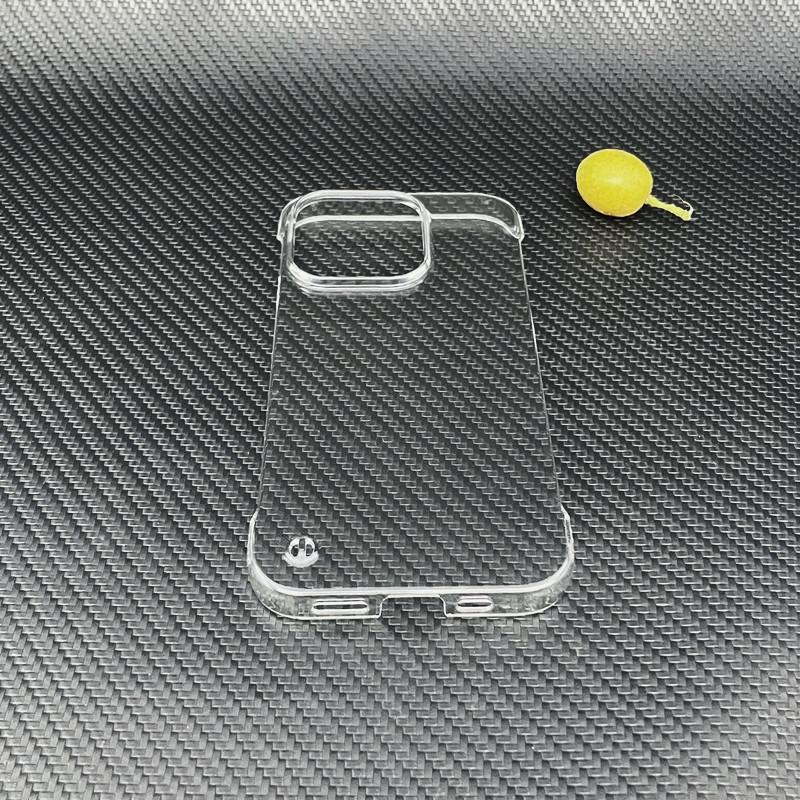 iPhone 17 Frameless Case, Compatible: iPhone 16 Pro/15 Pro. Transparent, Hard Shell, Creative Material.