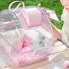Small Animal Hamster Guinea Pigs Carriers with Water Dispenser for Travel