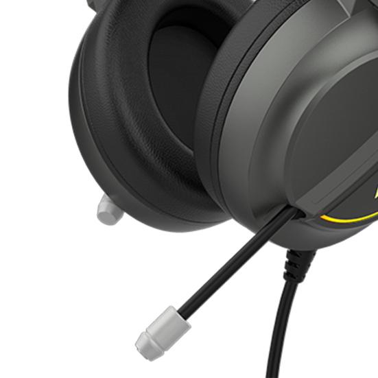 AJAZZ AX365 Wired Headphone Over-ear Noise Reduction Ergonomic USB/3.5mm 7.1 Surround Sound Gaming Headset for Desktop