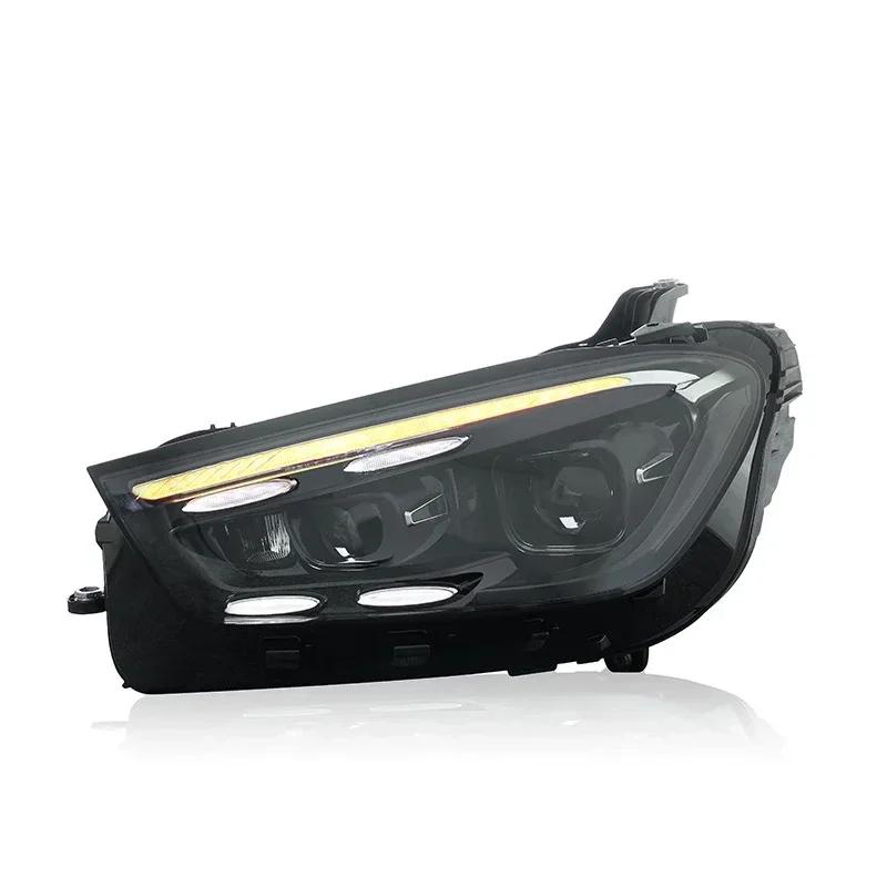 amcsvg1 Upgrade Head Lamp Light for Mercedes Benz GLE W167 2020-2024 Matrix LED Headlamp Headlight with Dynamic Plug and Play