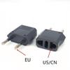EU Plug Adapter US To EU Travel Adapter American To European Electrical Plug Converter Euro Power Socket AC Outlet 4.0mm 4.8mm