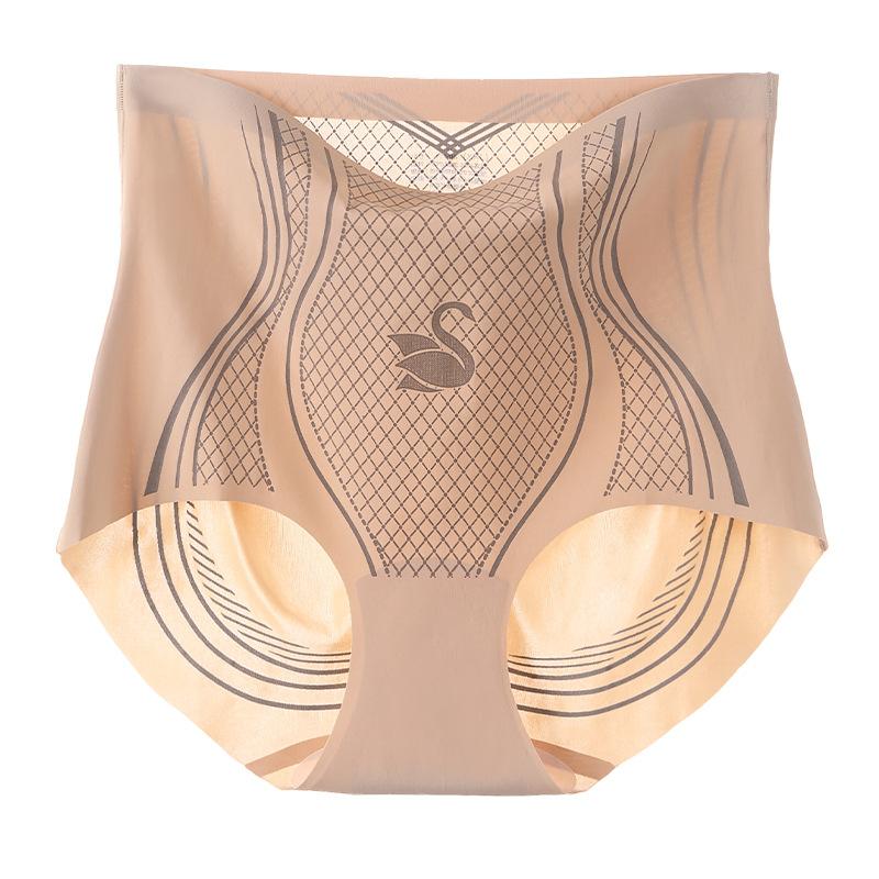 

Плюс Размер Женское Высокое Талия Tuck Послеродовой Моделирующий Бесшовное Нижнее Белье Подтяжка Бедер 3XL телесный